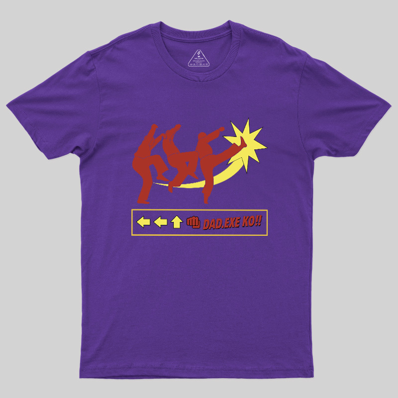 Dad EXE KO Game Combo Geek T-Shirt