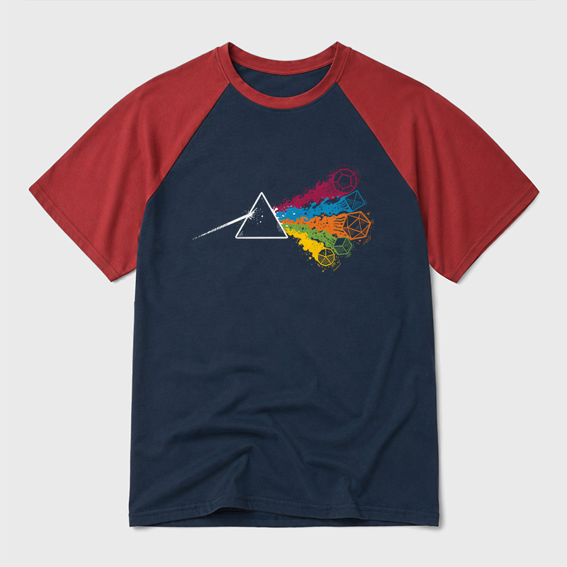 The Dark Side of the RPG Geek Retro Raglan T-Shirt