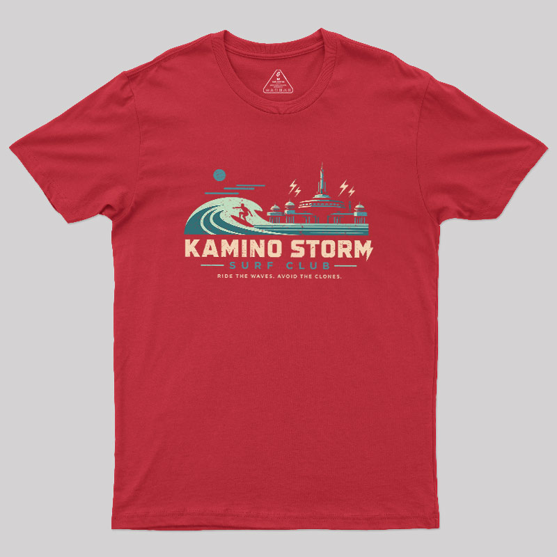 Galactic Stilt City Surfing Club Geek T-Shirt