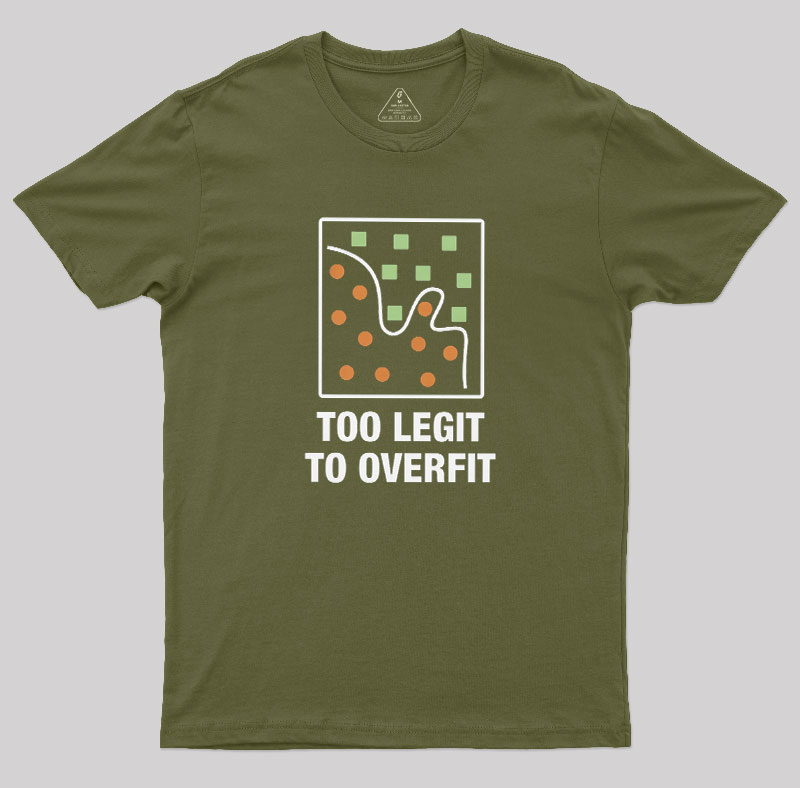 Too Legit to Overfit Geek T-Shirt