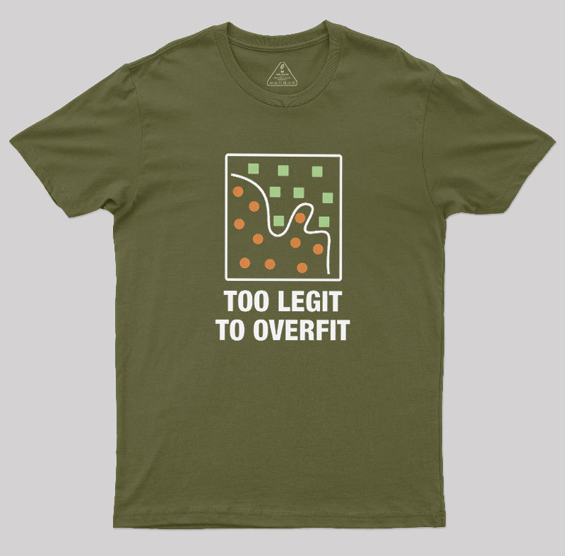Too Legit to Overfit Geek T-Shirt