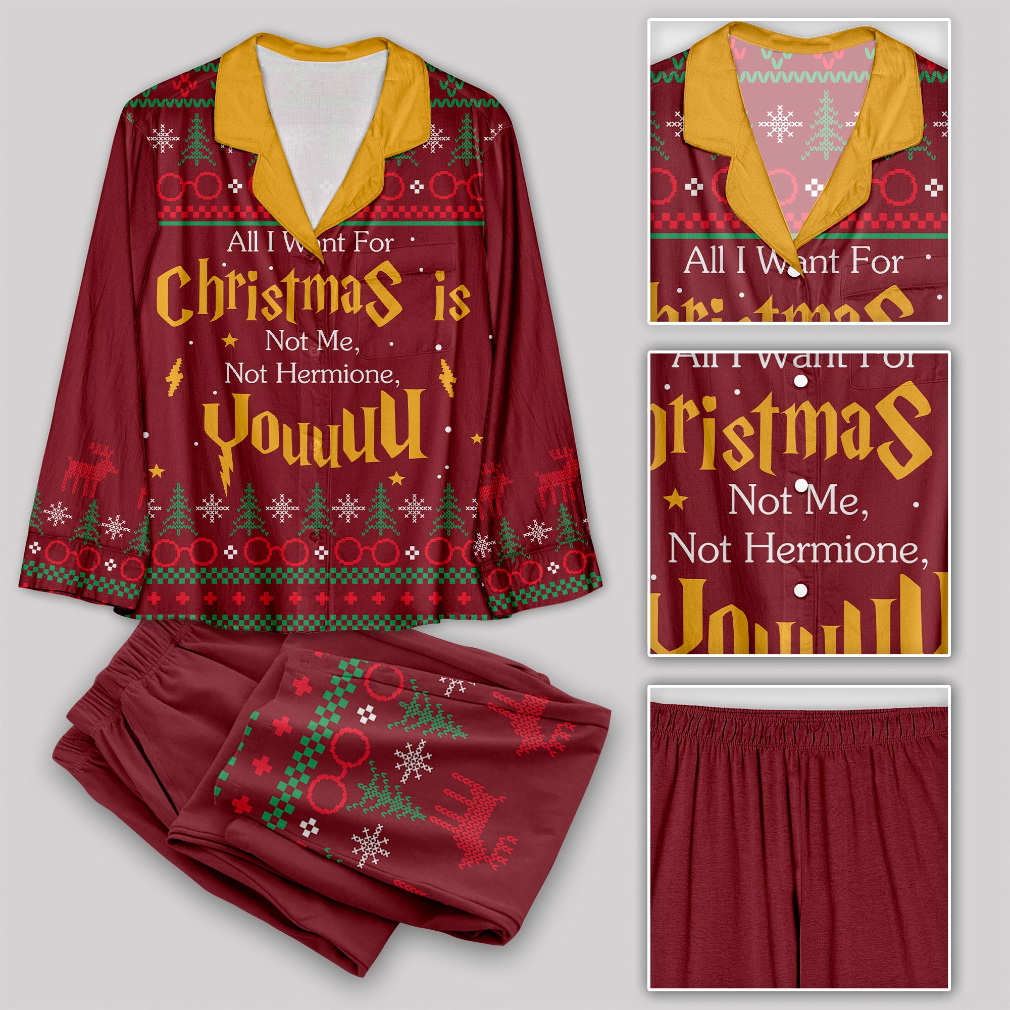 Not Me Not Hermione Geek Pajama Sets