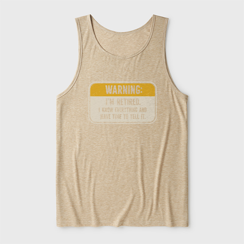Retired and Ready to Share Ultra Soft Heather Tank
