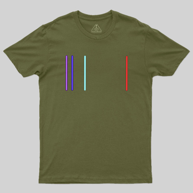 Hydrogen Emission Spectrum Geek T-Shirt