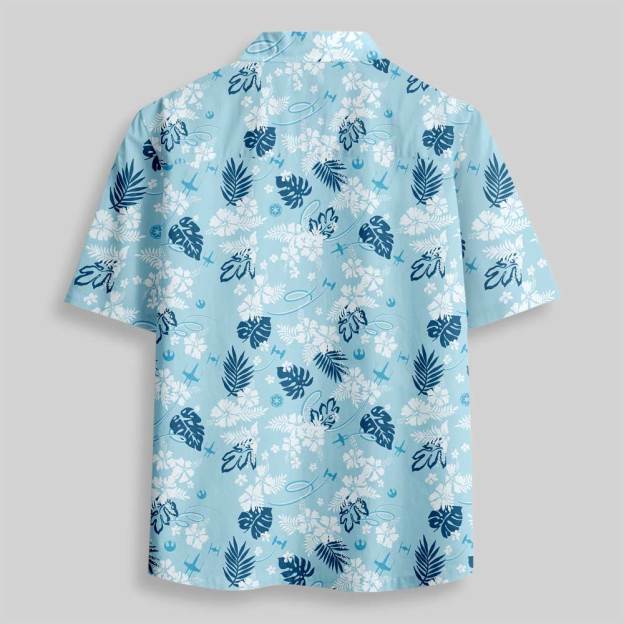 Galactic Island Signal Button Up Pocket Shirt