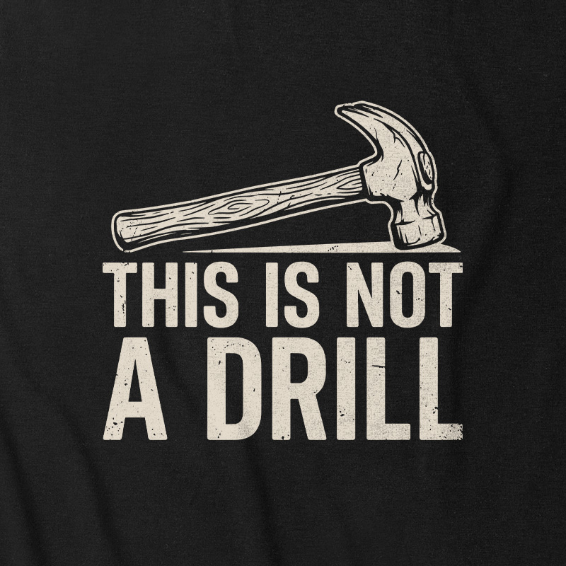 This Is Not A Drill Ultra Soft Heather Tank