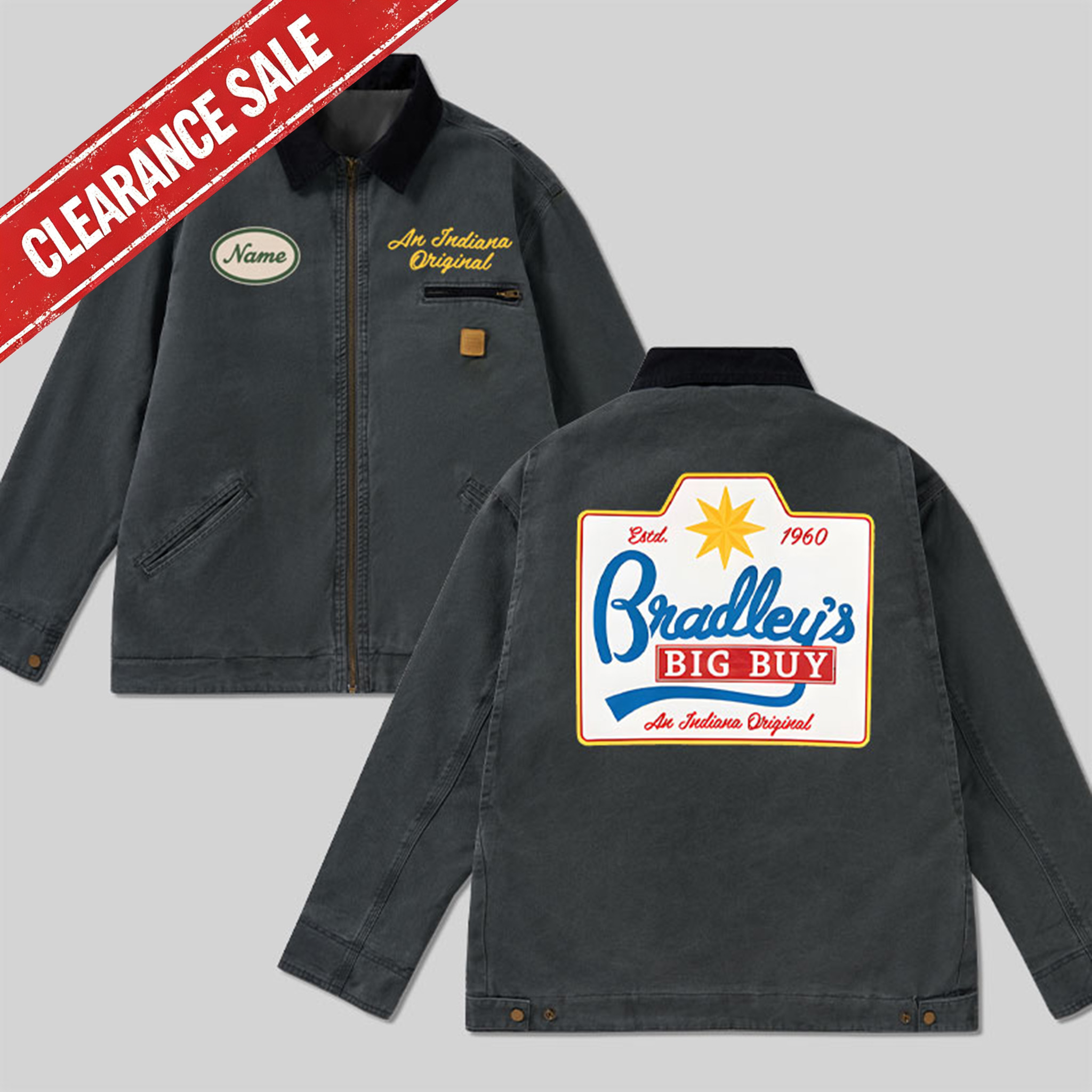 Personalized Bradley's Big Buy Classic Work Jacket