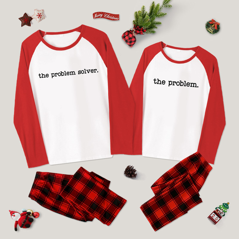 Holiday Duo Slogan Loungewear Series Couple Pajama Sets