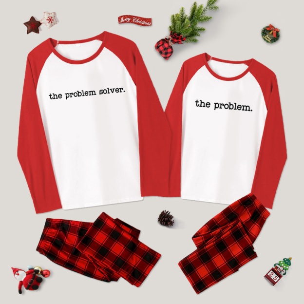 Holiday Duo Slogan Loungewear Series Couple Pajama Sets
