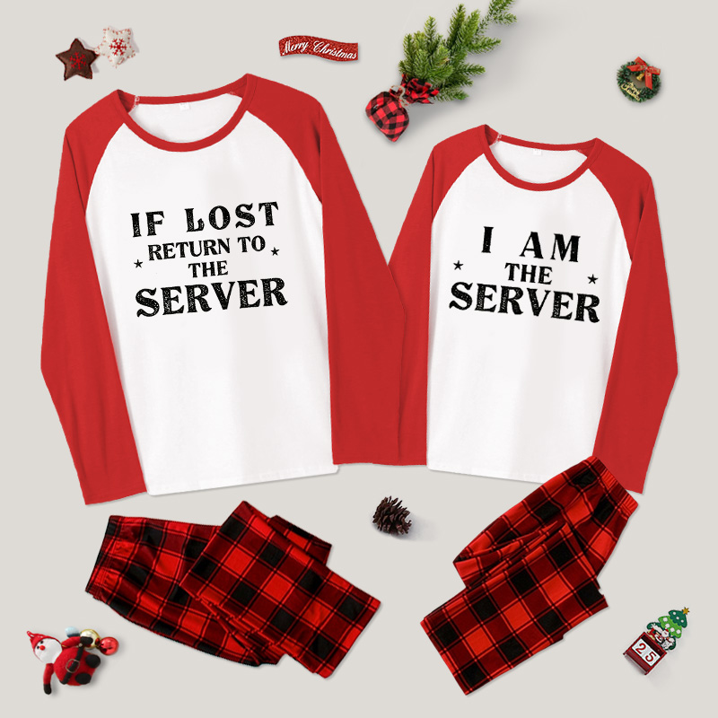 If Lost Return To The Server IT Nerd Couple Pajama Sets