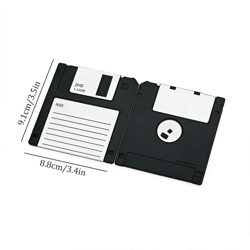 Retro Memory Drive Silicone Coasters 6-Color Set