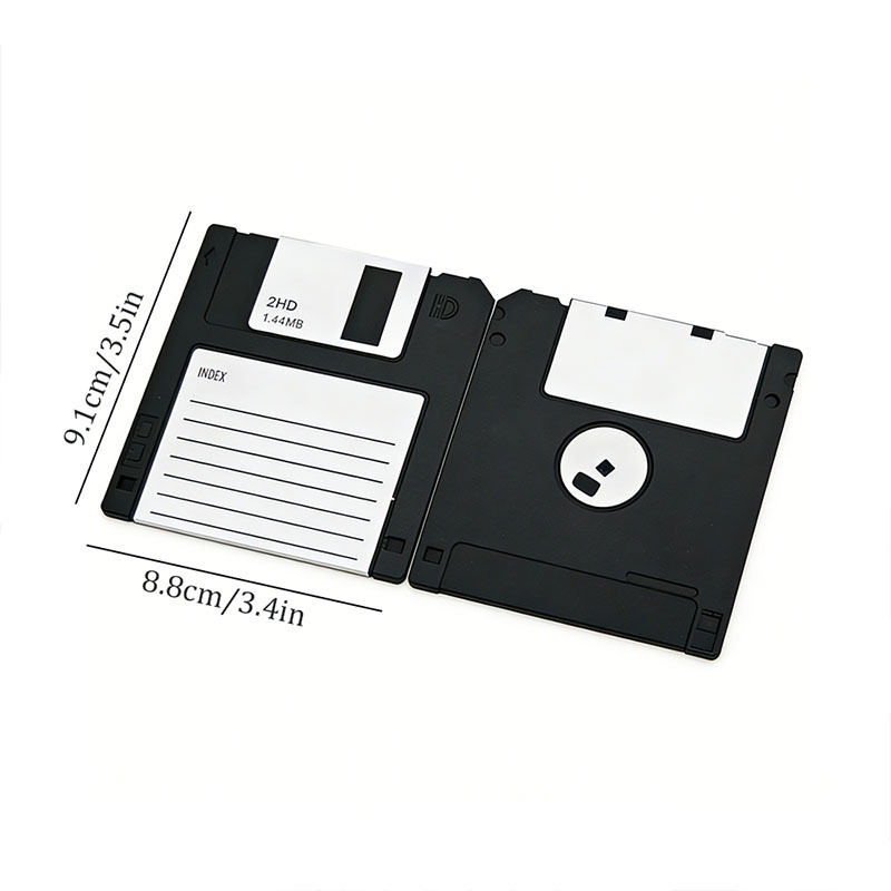 Retro Memory Drive Silicone Coasters 6-Color Set