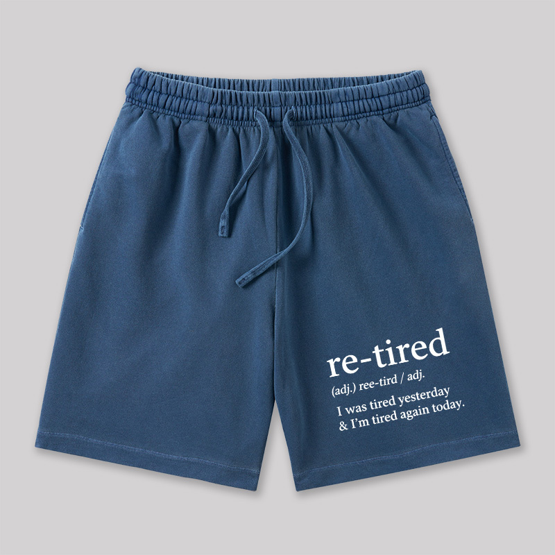 Definition Of Retired Geeky Washed Shorts