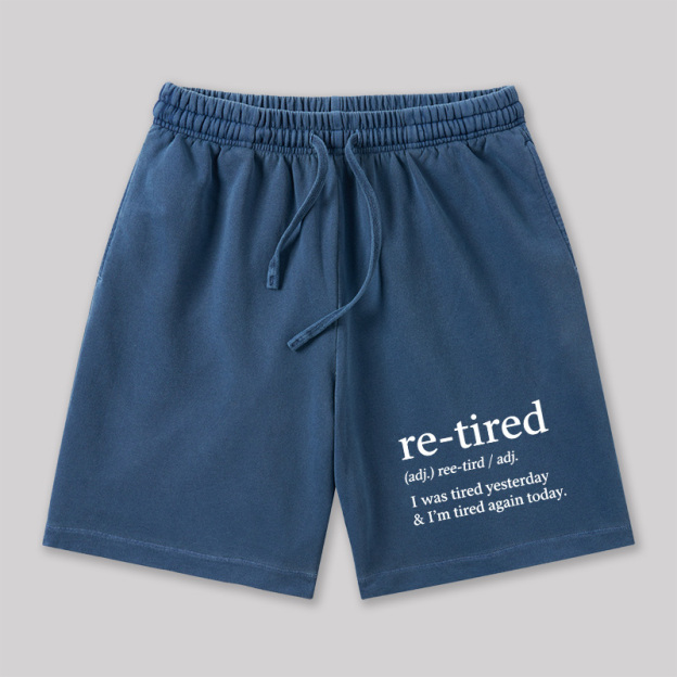 Definition Of Retired Geeky Washed Shorts