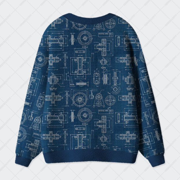 Blueprint Theory Geek Ugly Cardigan Sweaters 