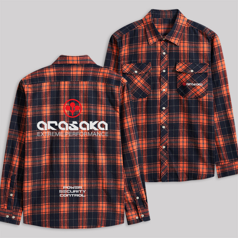 Arasaka Plaid Flannel Shirt