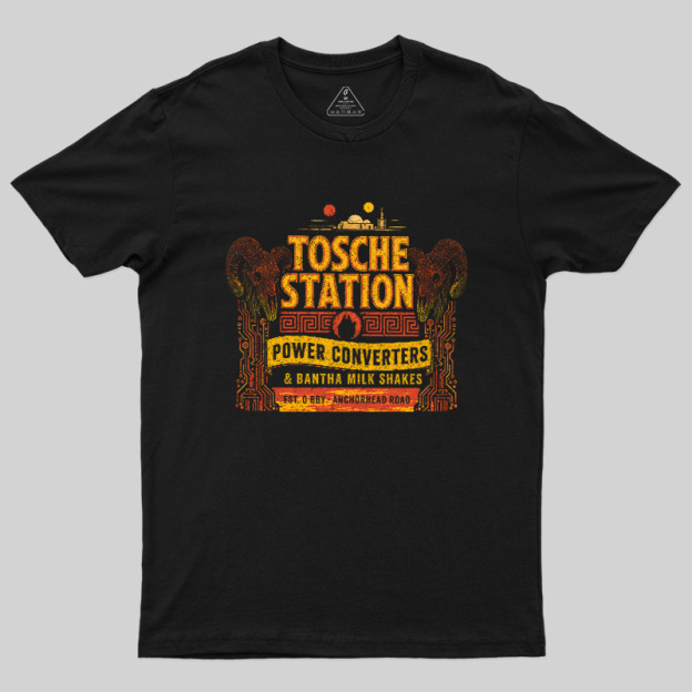 Space Fuel Stop Power Converter Geek T-Shirt
