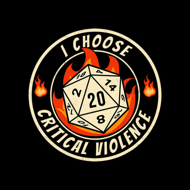 I Choose Critical Violence Geek T-Shirt