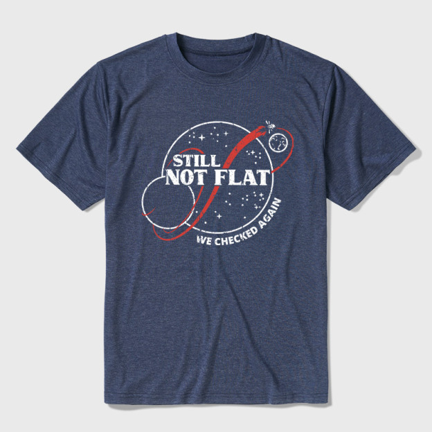 Still Not Flat Ultra Soft Heather Tee