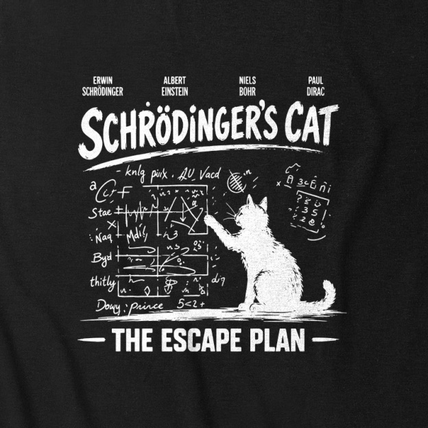 Schrodinger's Cat Escape Plan Interesting Physics Science Ultra Soft Heather Tank