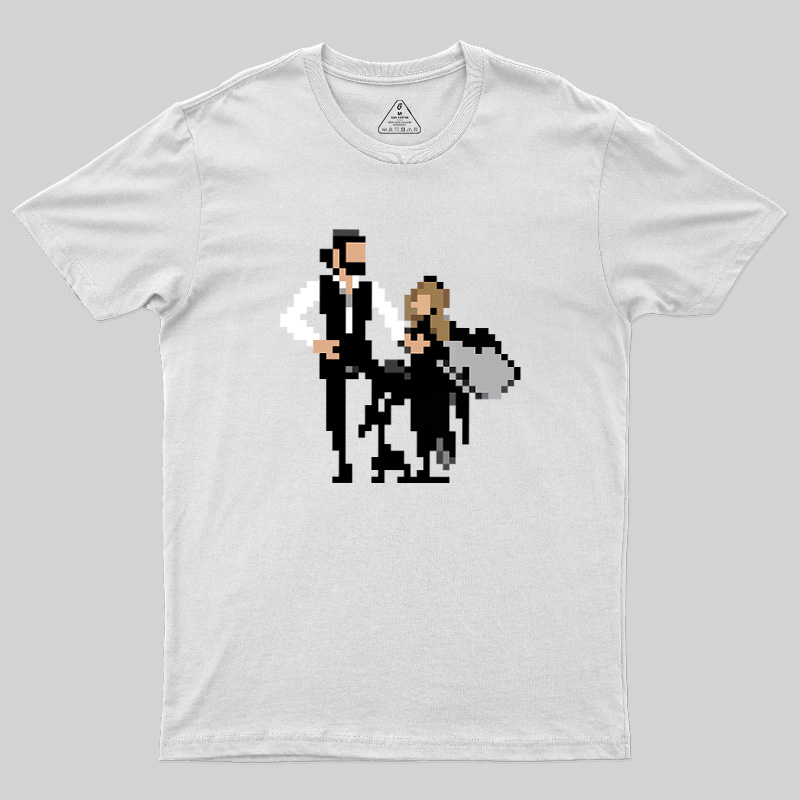 Pixel Rumors Fleet Rock Duo Graphic Geek T-Shirt