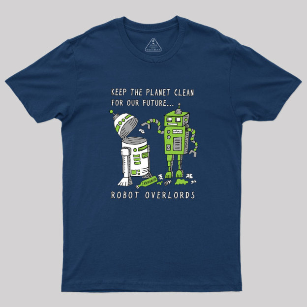 Robot Earth Geek T-Shirt