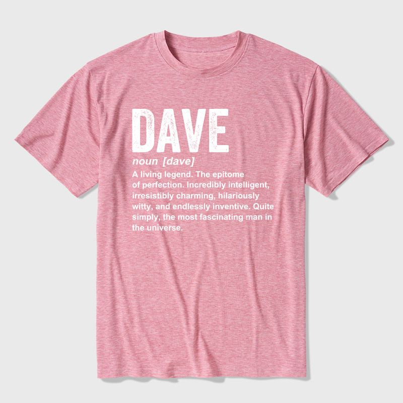 Dave Definition Ultra Soft Heather Tee