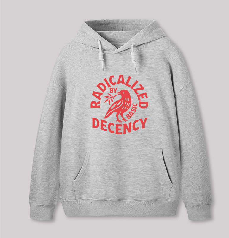 Radicalized By Basic Decency Geek Hoodie