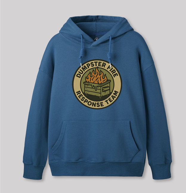 Dumpster Fire Response Team Geek Hoodie