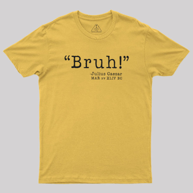 Bruh! Funny Geek T-Shirt
