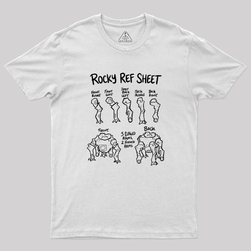 Rocky Ref Sheet Geek T-Shirt