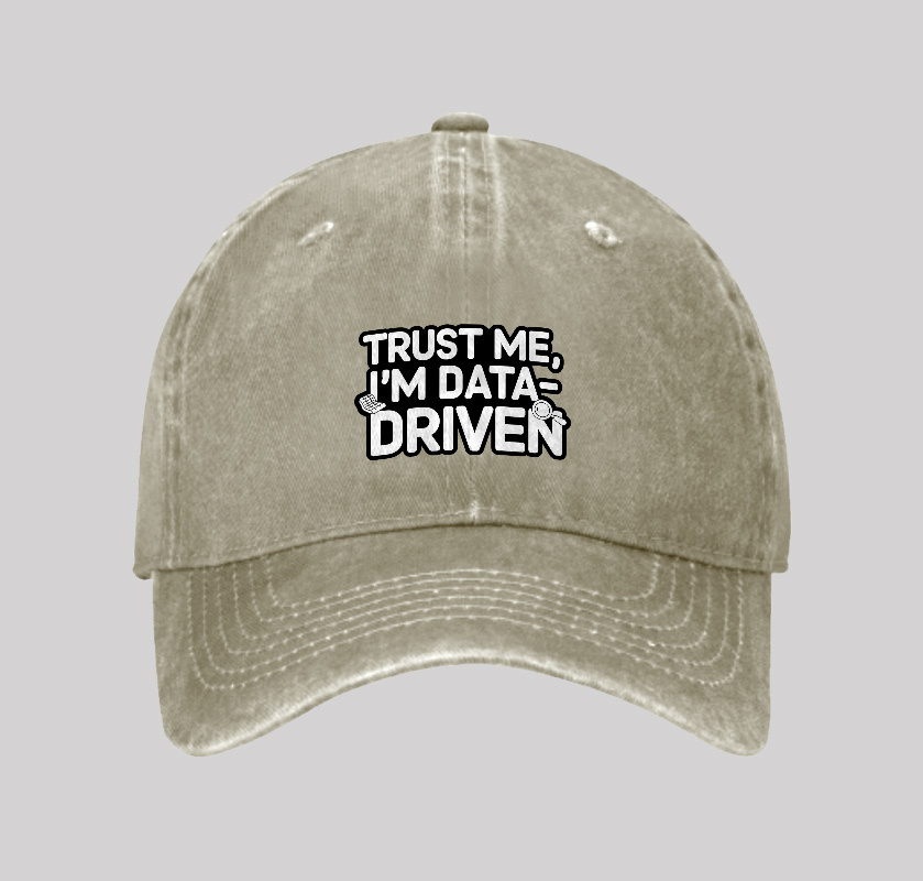 I am Data Driven Washed Vintage Baseball Cap