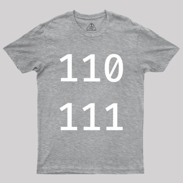 67 Binary Upgrade Geek T-Shirt
