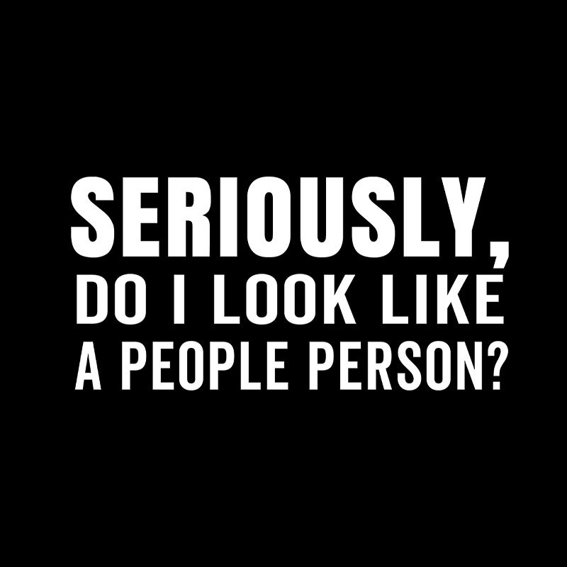 Not a People Person Geek T-Shirt