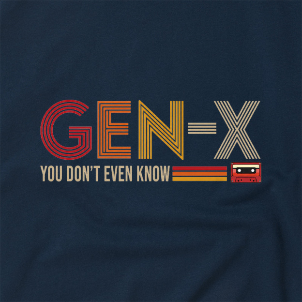 Generation X Geek Retro Raglan T-Shirt