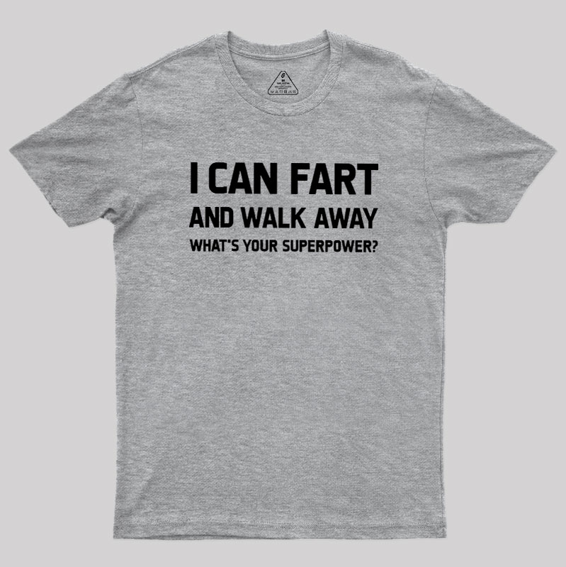 Humorous Superpower Geek T-Shirt