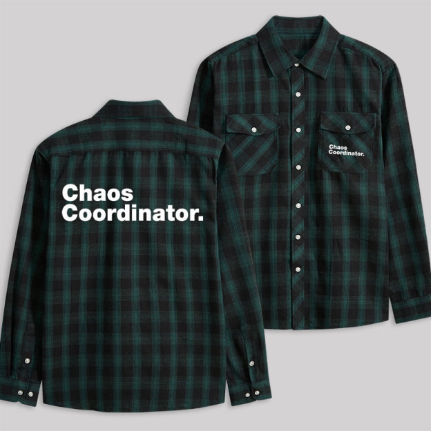 Chaos Coordinator Plaid Flannel Shirt