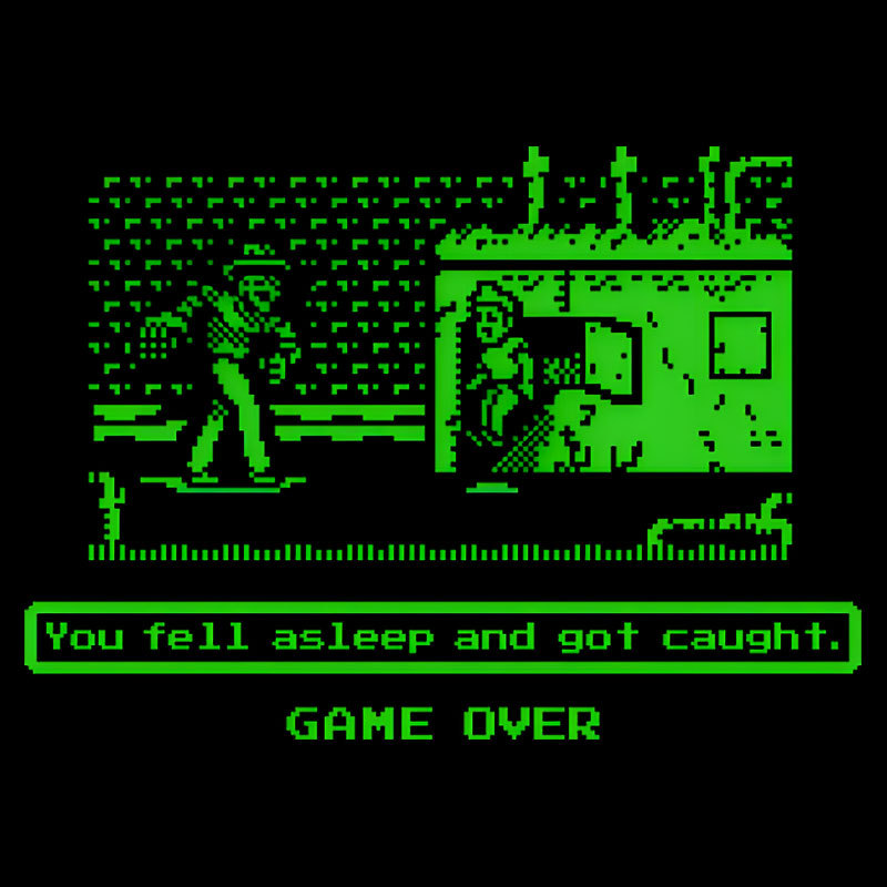 You Fell Asleep Geek T-Shirt