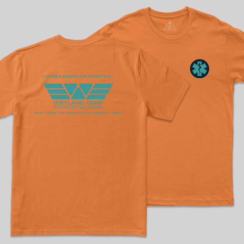 Building Better Worlds Front and Back Printed Geek T-Shirt