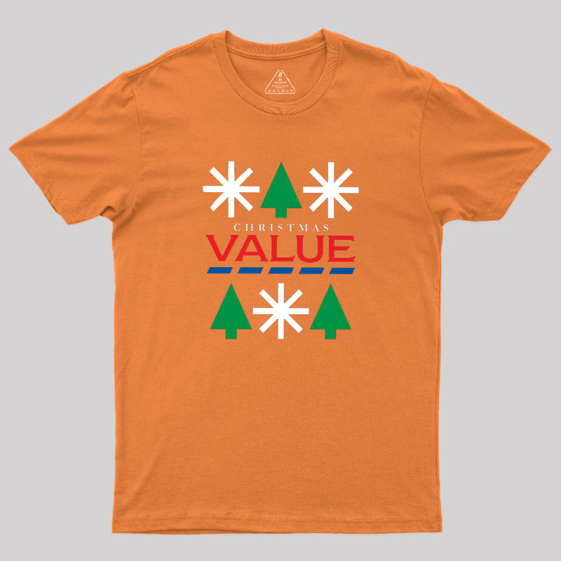 Value Christmas Geek T-Shirt