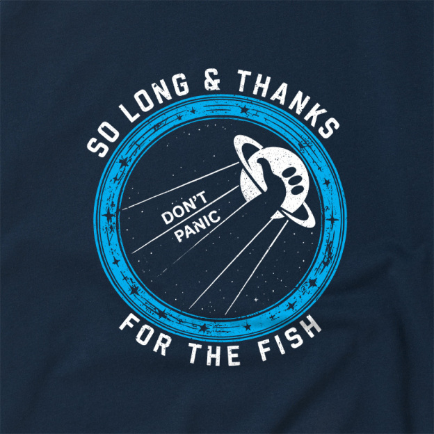 So Long Thanks For The Fish Geek Retro Raglan T-Shirt