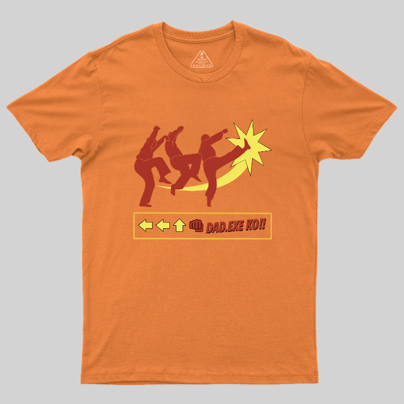 Dad EXE KO Game Combo Geek T-Shirt
