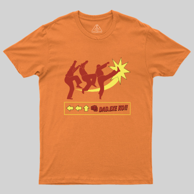 Dad EXE KO Game Combo Geek T-Shirt