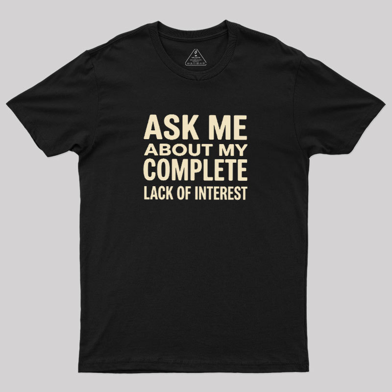 Interest Not Found Geek T-Shirt