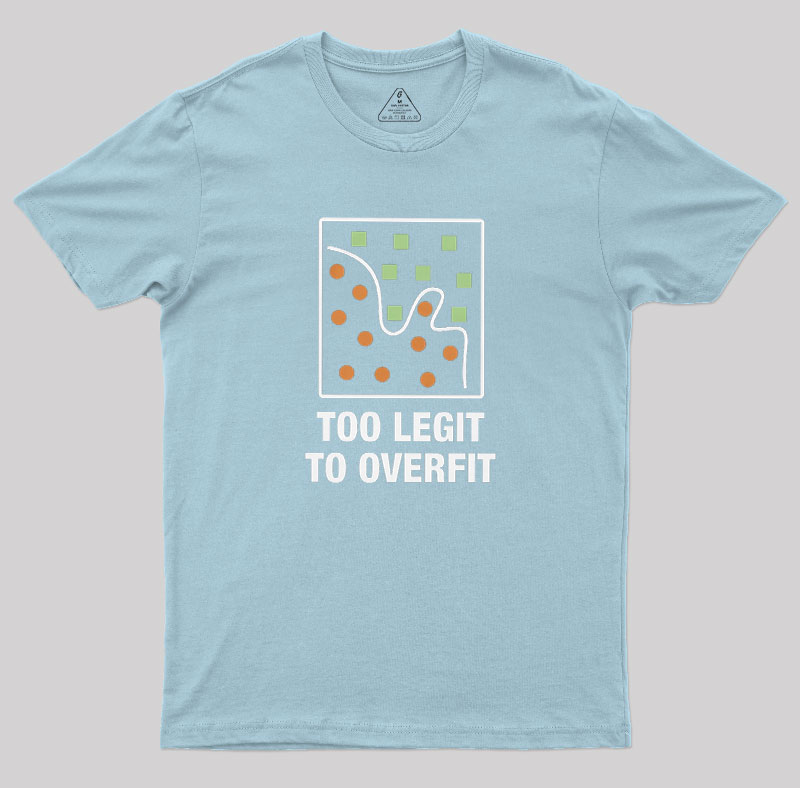 Too Legit to Overfit Geek T-Shirt