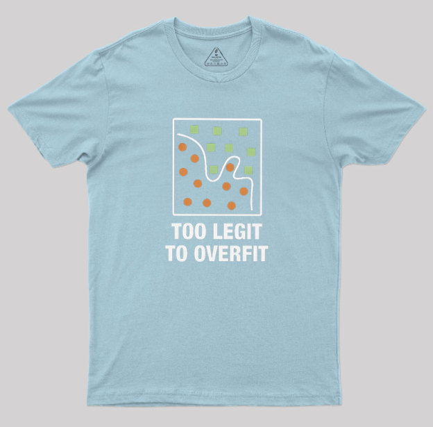 Too Legit to Overfit Geek T-Shirt
