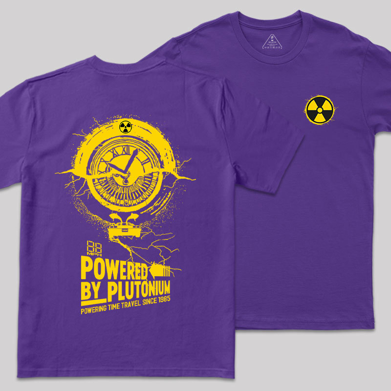 Plutonium Power Front and Back Printing Geek T-Shirt