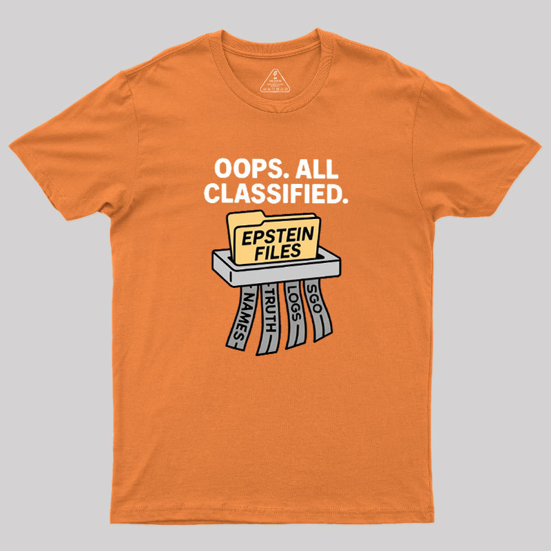 Bold Epstein Files Geek T-Shirt