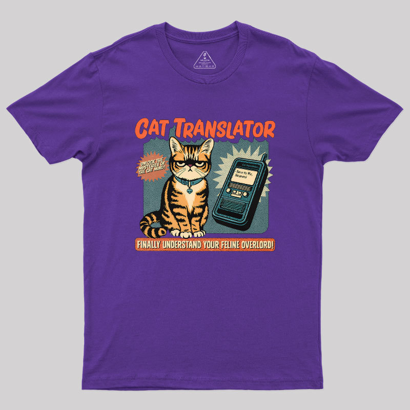 Cat Translator Geek T-Shirt