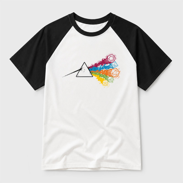 The Dark Side of the RPG Geek Retro Raglan T-Shirt